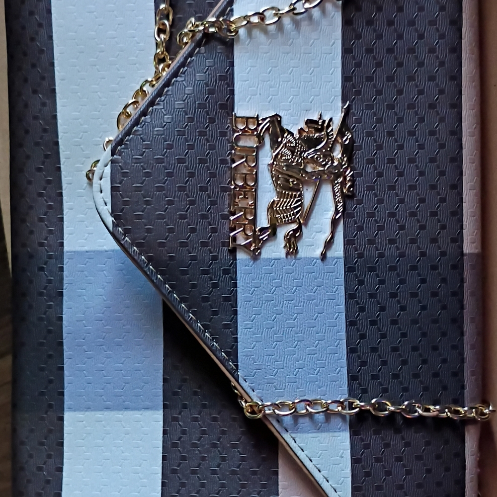 Burberry Black and Blue Shoulder Bag